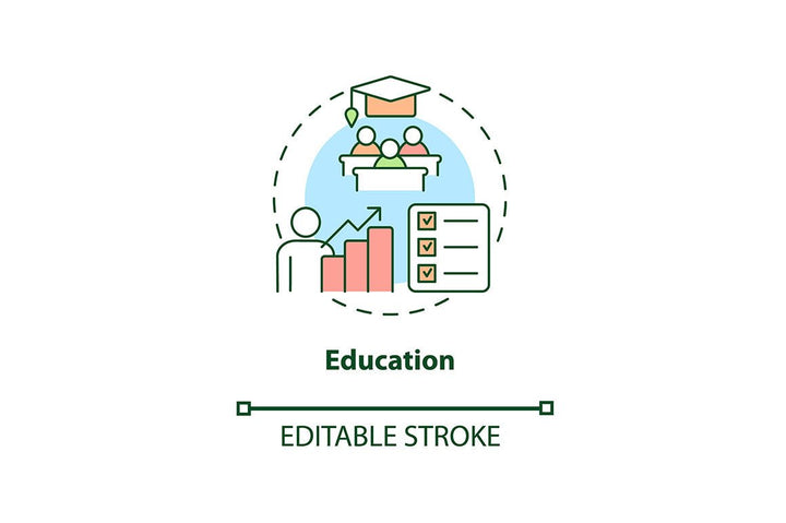 Attention deficit and hyperactivity disorder concept icons bundle