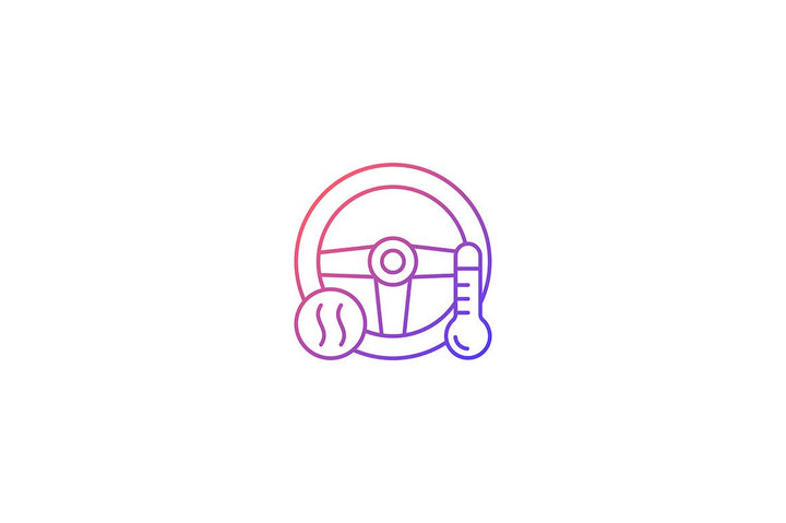 Auto racing gradient icons set for dark and light mode