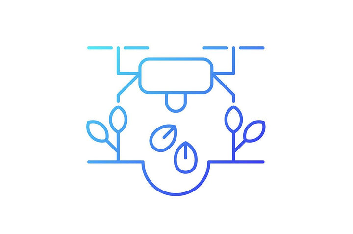 Automation gradient icons set for dark and light mode