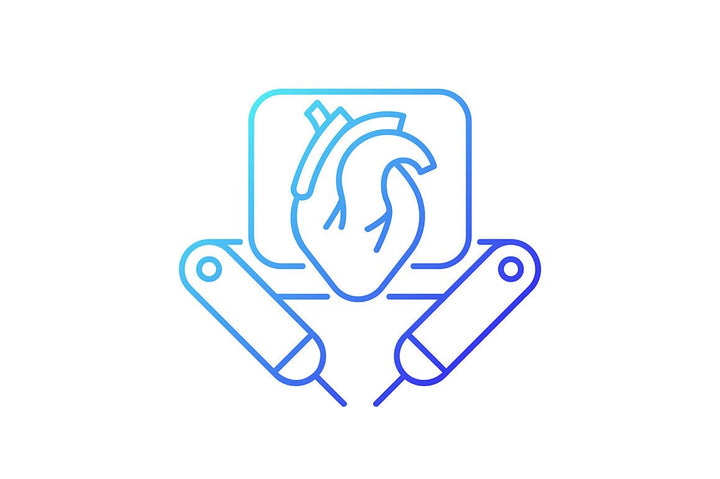 Automation gradient icons set for dark and light mode