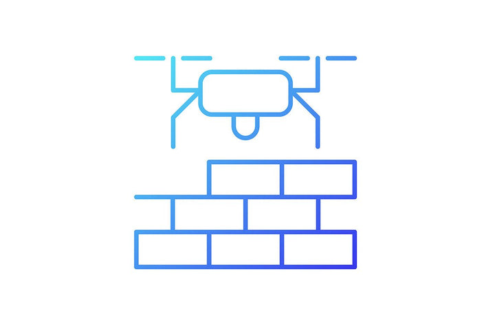 Automation gradient icons set for dark and light mode