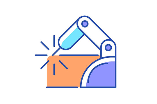 Automation RGB color icons set