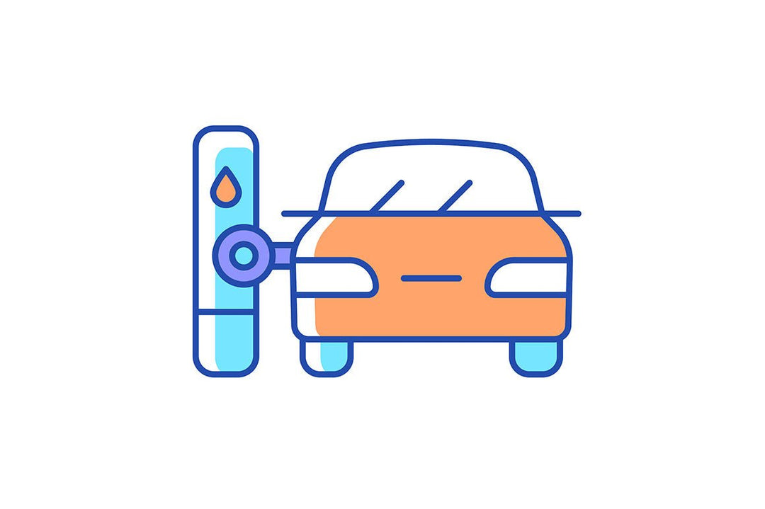 Automation RGB color icons set