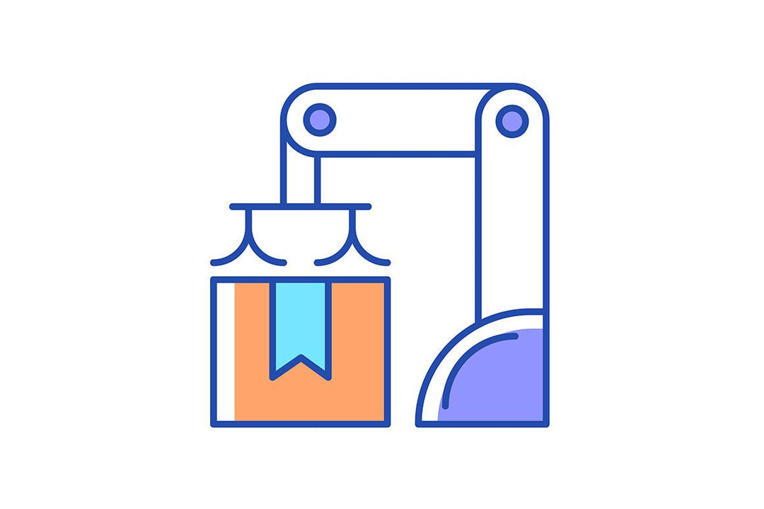 Automation RGB color icons set