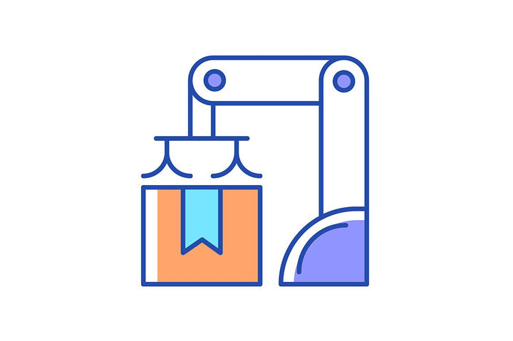Automation RGB color icons set