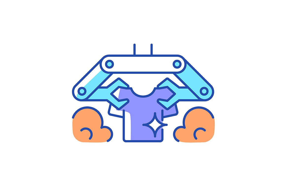 Automation RGB color icons set