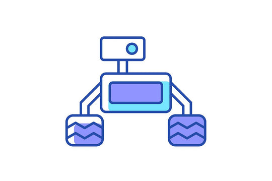 Automation RGB color icons set