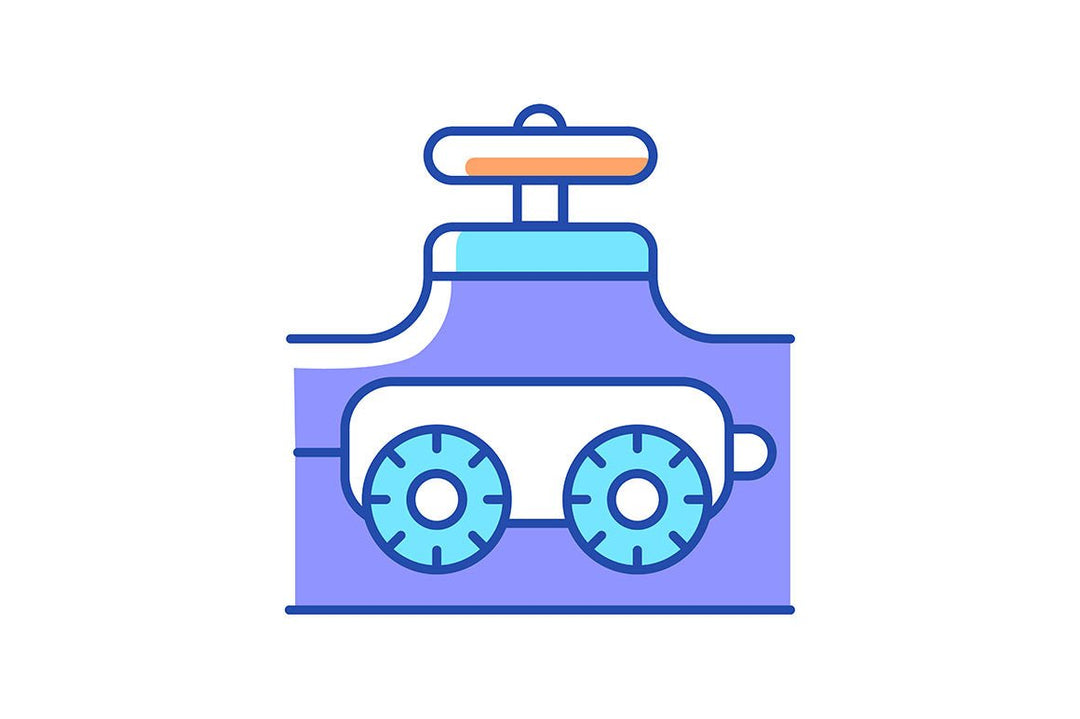 Automation RGB color icons set
