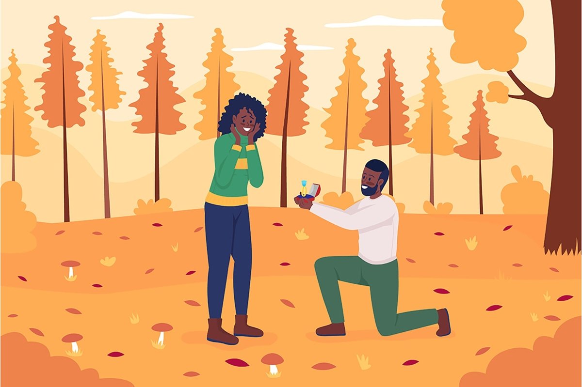 Autumn activities for couples character bundle