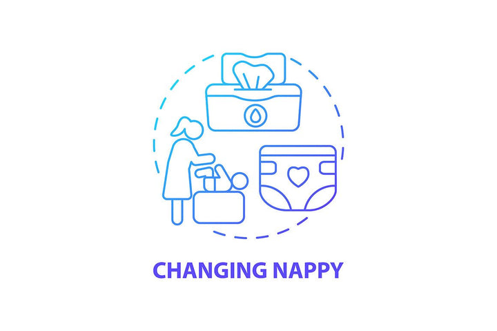 Baby health concept icons bundle
