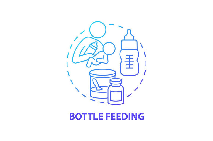 Baby health concept icons bundle