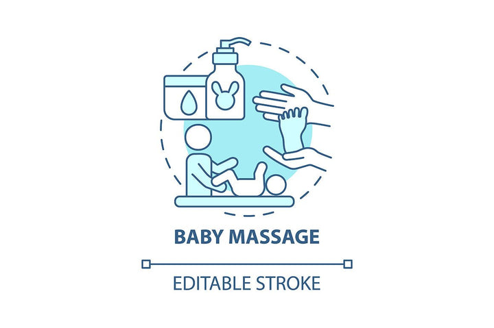 Baby health concept icons bundle