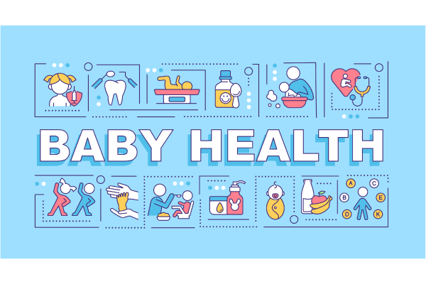 Baby Health Word Concepts Banner Bundle