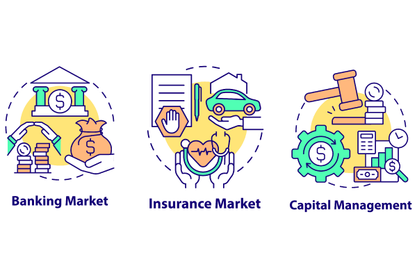 Bank Regulation Concept Icons Bundle