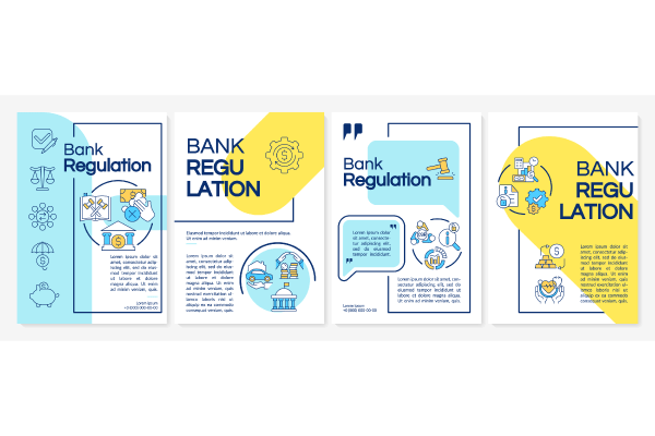 Bank Regulation Terms Templates Bundle