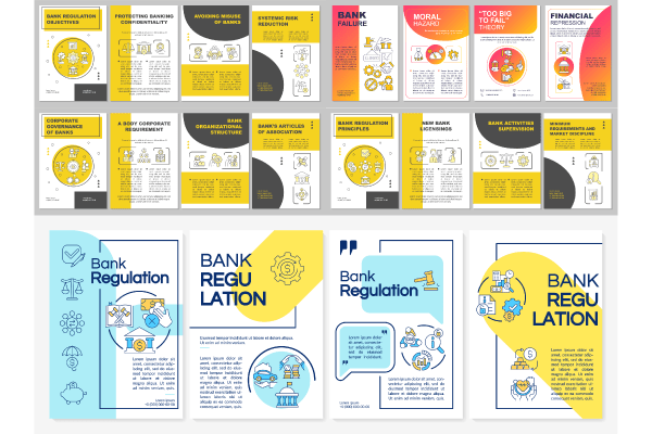 Bank Regulation Terms Templates Bundle