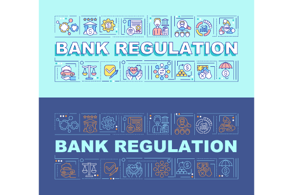 Bank Regulation Word Banners Bundle