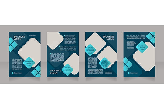 Banking services brochure design bundle