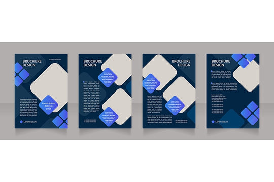 Banking services brochure design bundle