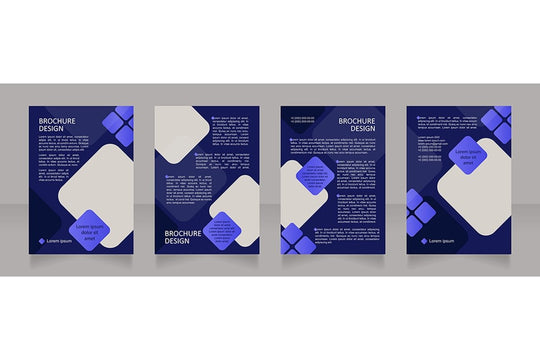 Banking services brochure design bundle