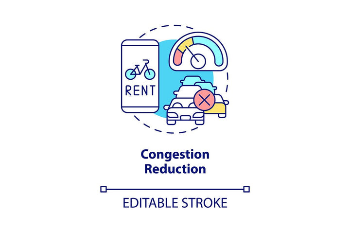 Bike and Scooter Sharing Icons Bundle