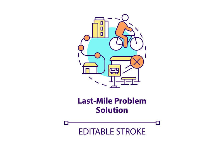 Bike and Scooter Sharing Icons Bundle