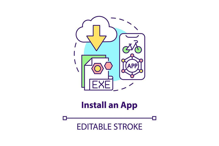Bike and Scooter Sharing Icons Bundle