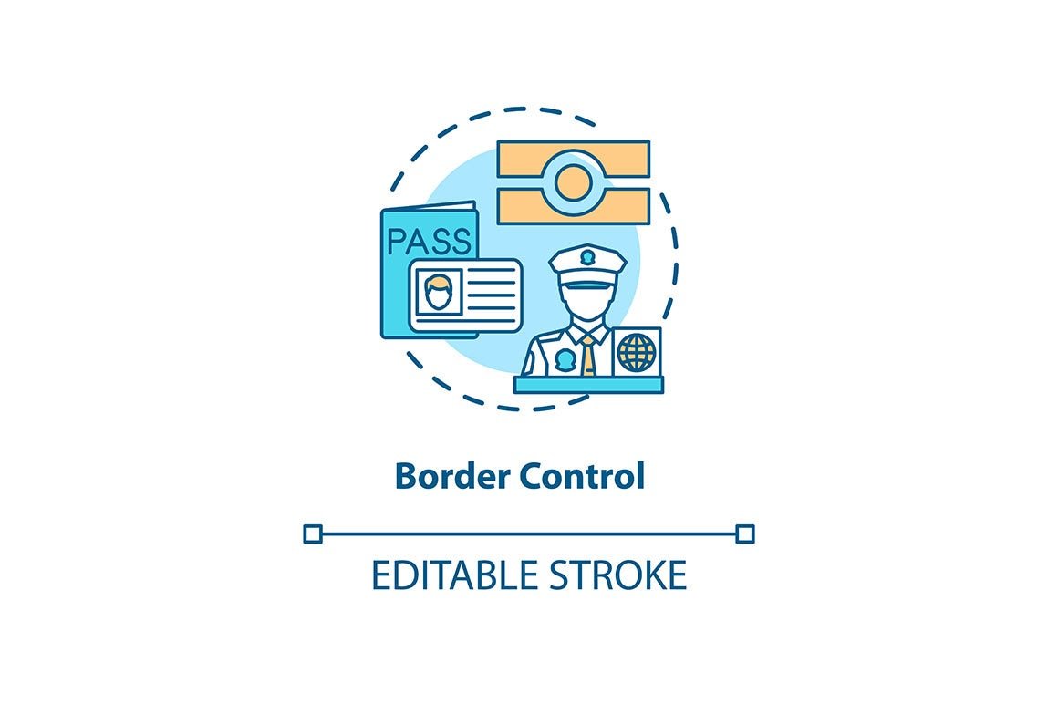 Biometrics concept icons bundle