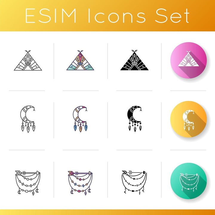 Boho icons bundle