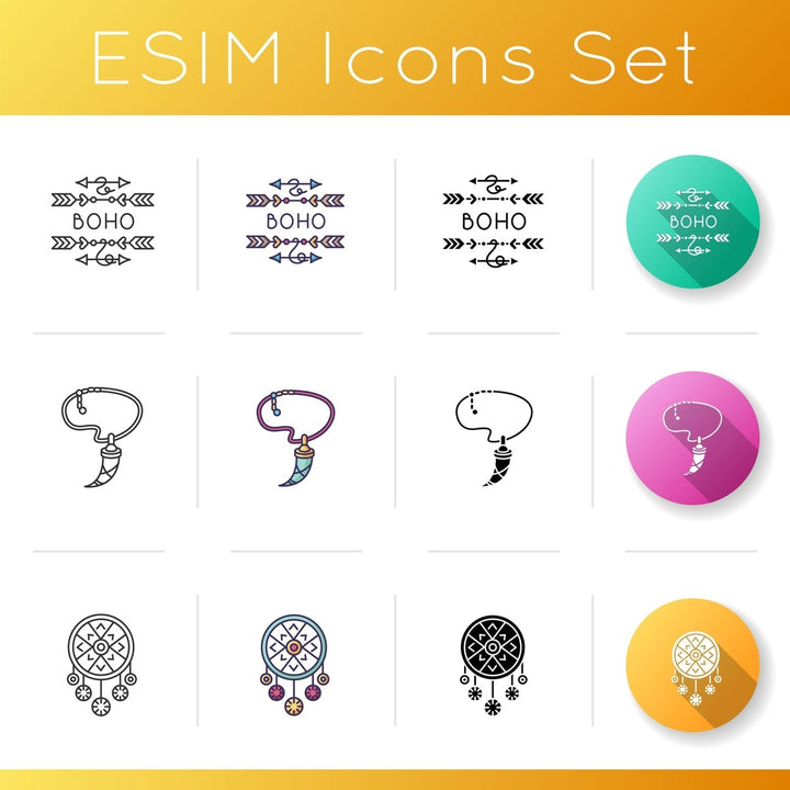 Boho icons bundle
