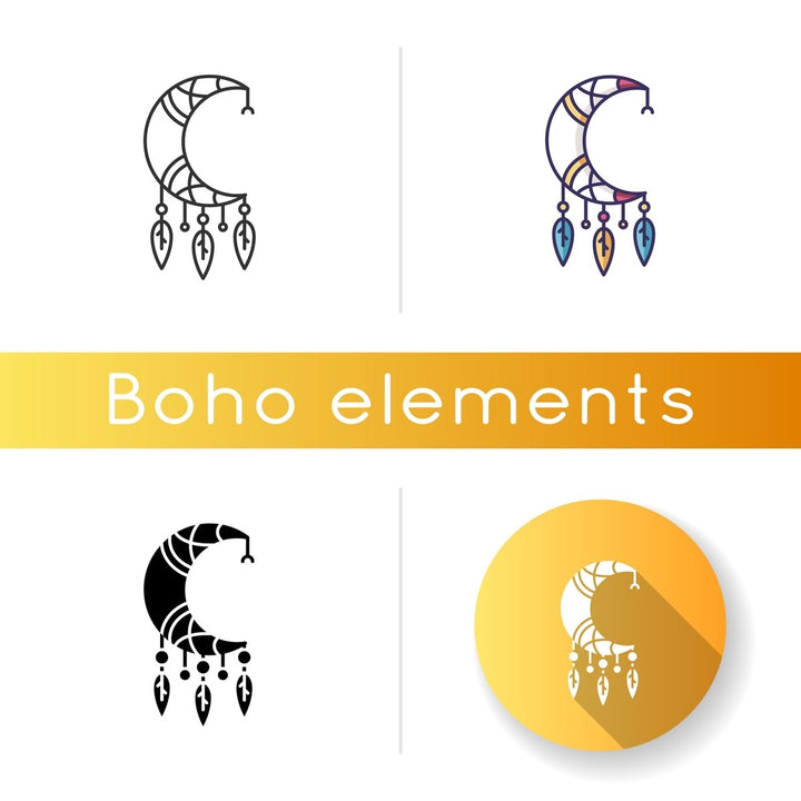 Boho icons bundle