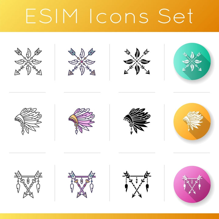 Boho icons bundle