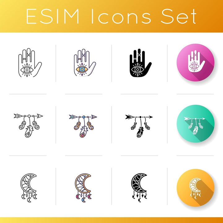 Boho icons bundle