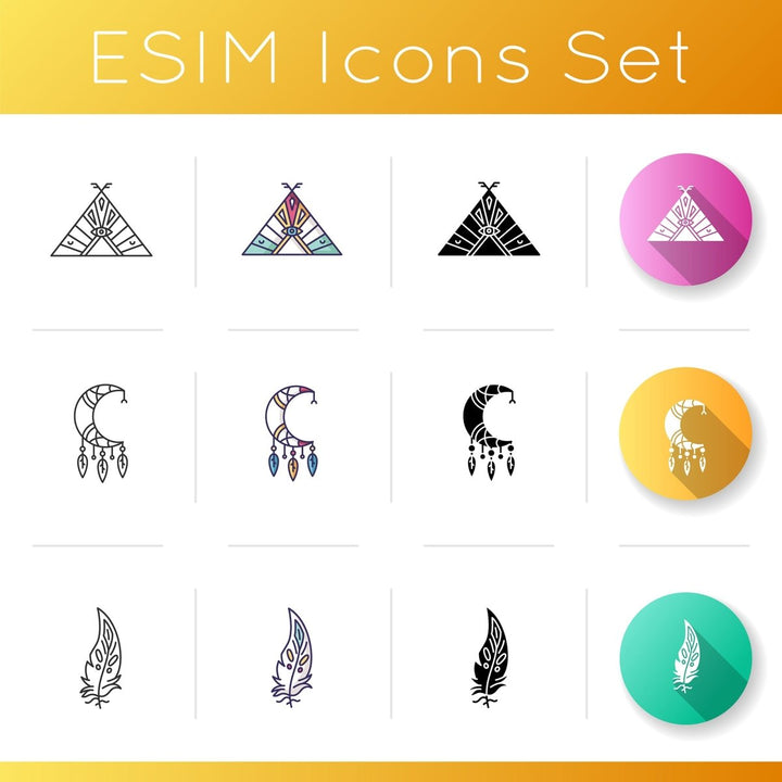 Boho icons bundle