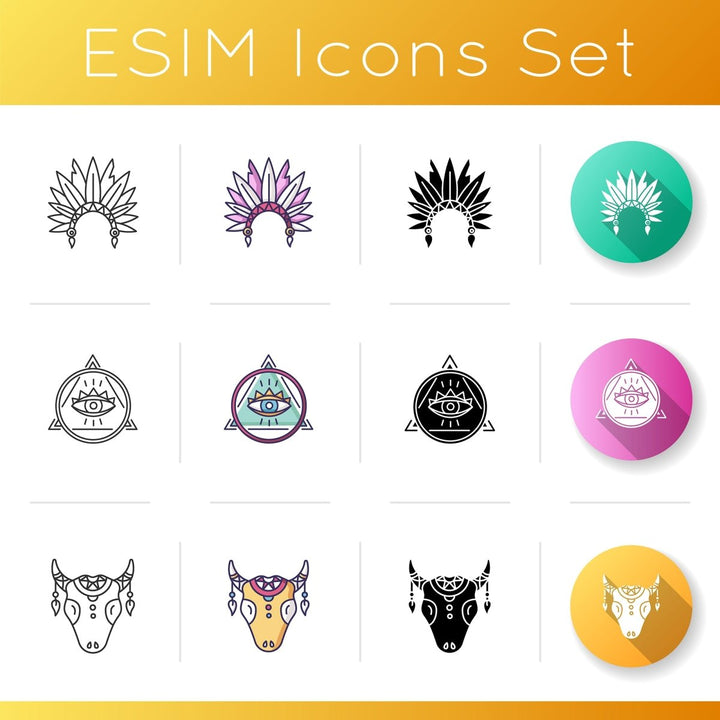 Boho icons bundle