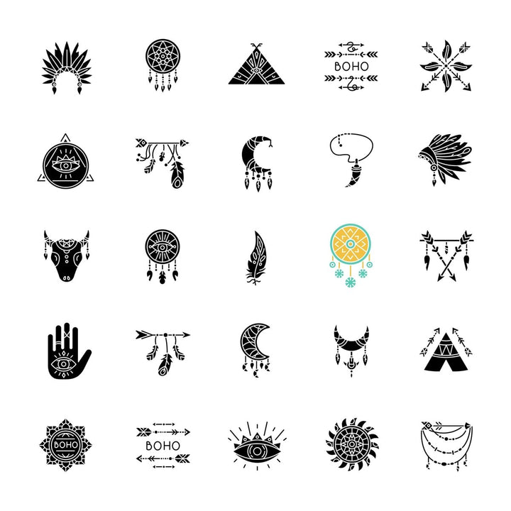 Boho icons bundle