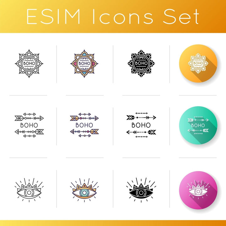 Boho icons bundle