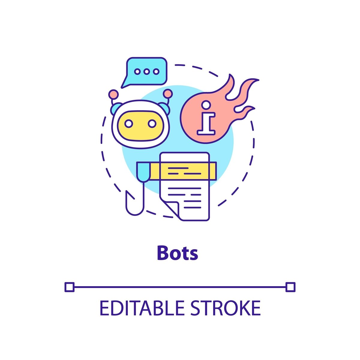 Bots concept icon