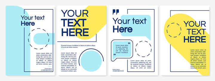 Brochure and newsletter template bundle