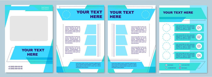 Brochure and newsletter template bundle