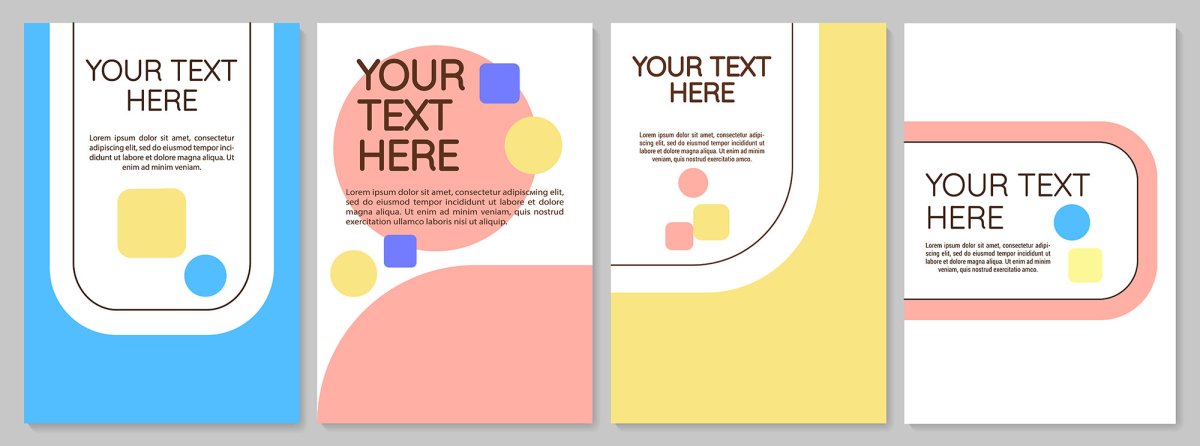 Brochure and newsletter template bundle