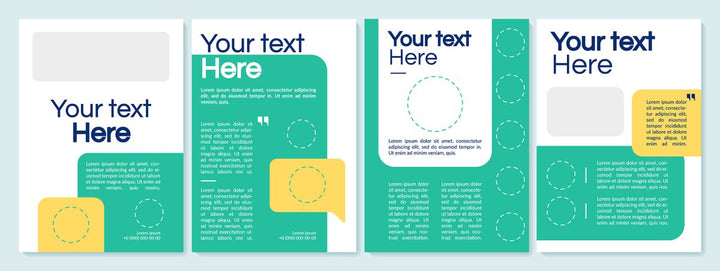 Brochure and newsletter template bundle