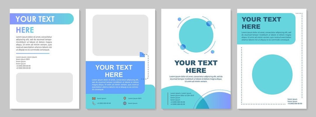 Brochure and newsletter template bundle