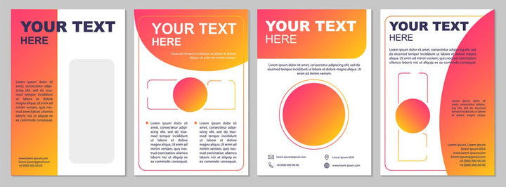 Brochure and newsletter template bundle