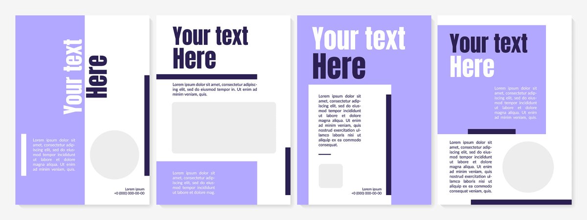 Brochure and newsletter template bundle