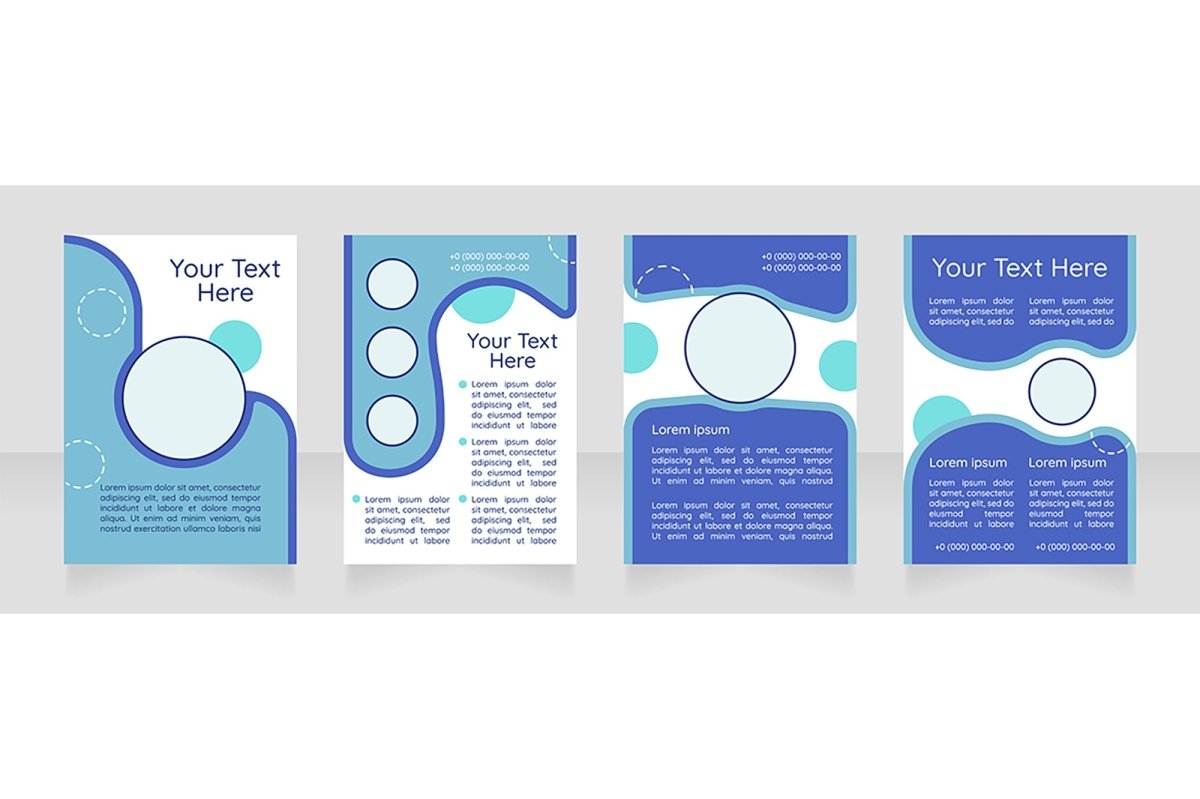 Empty Layout Brochure blank layout design bundle – IMG Visuals