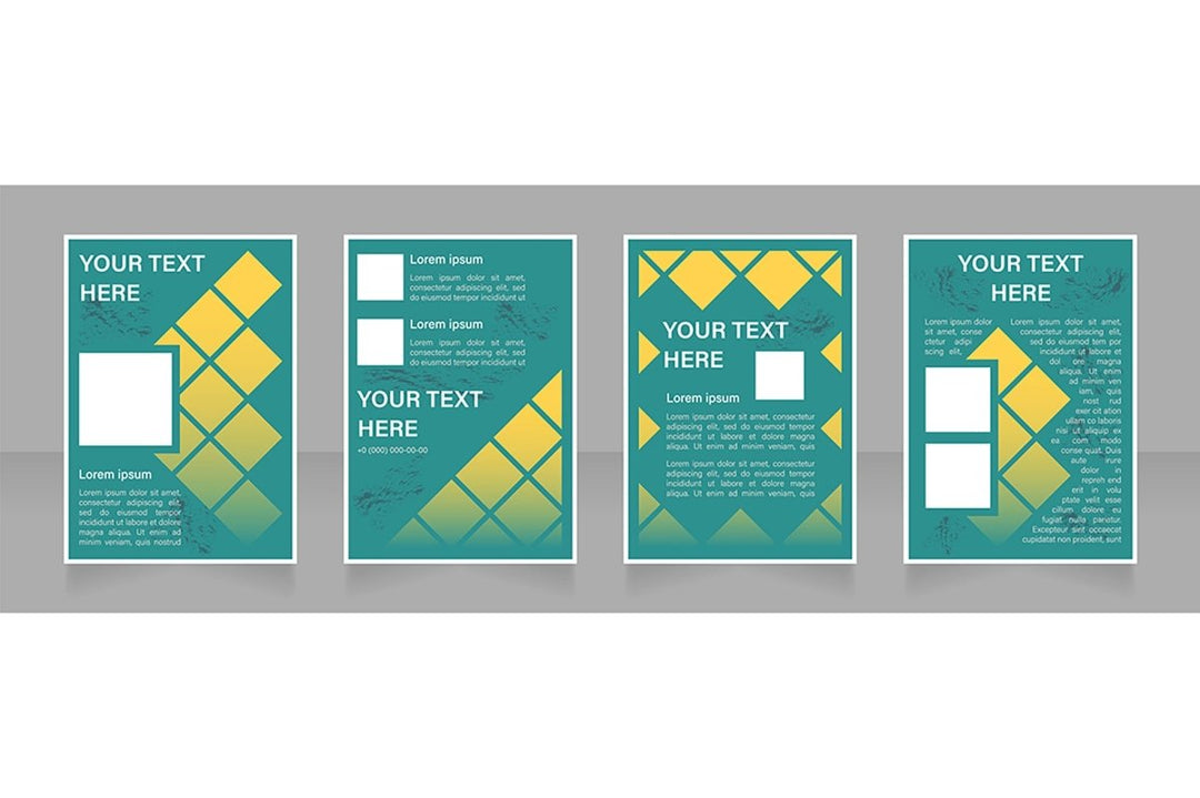 Brochure blank layout design template bundle