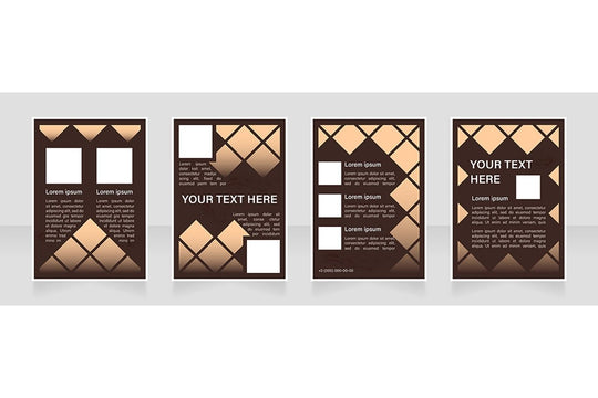 Brochure blank layout design template bundle