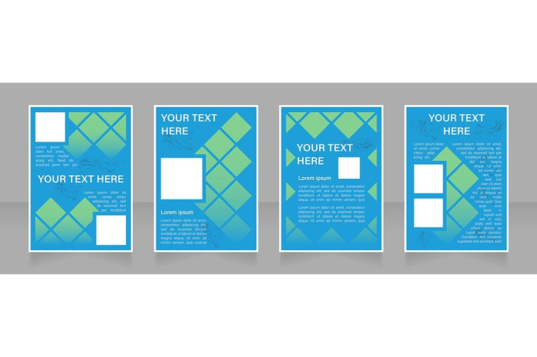 Brochure blank layout design template bundle