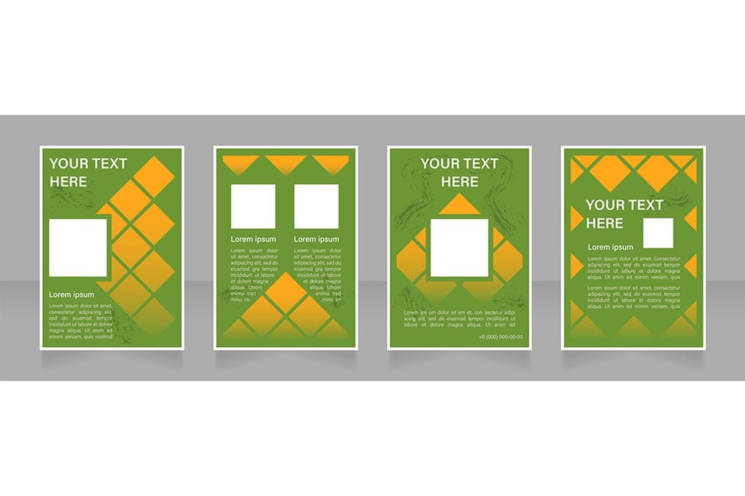 Brochure blank layout design template bundle